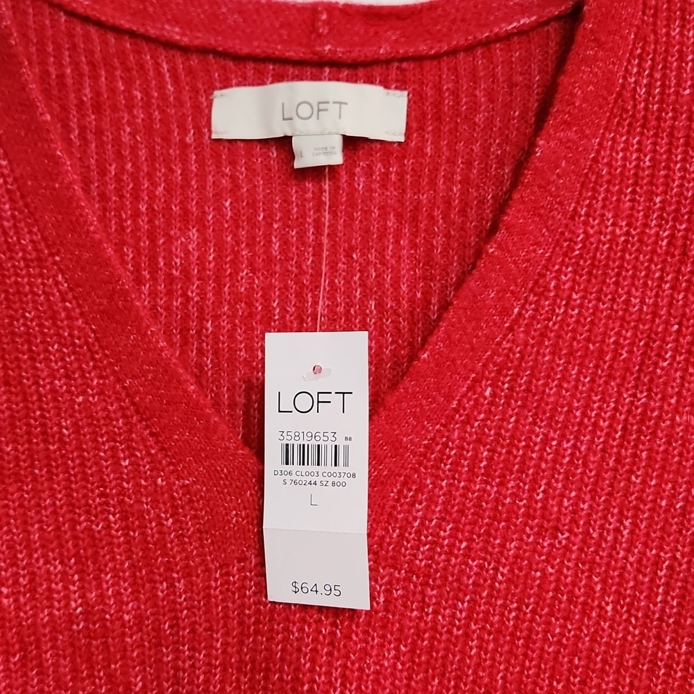 NWT LOFT Sweater Size Large - Picture 2 of 6